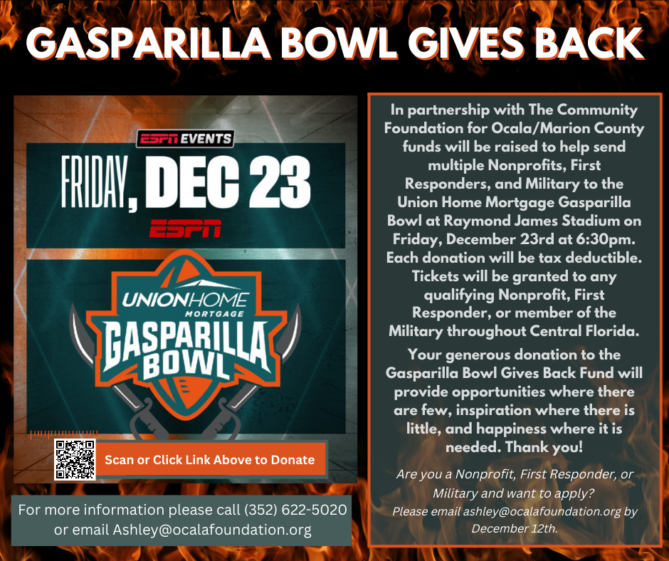 Gasparilla Bowl Gives Back Community Foundation